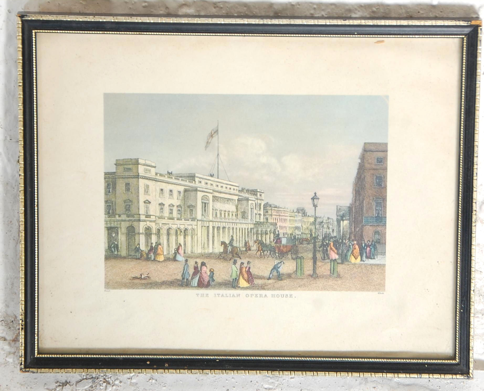 A group of six framed and glazed etchings dating from the early 20th Century with some coloured - Image 5 of 14