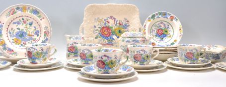 Masons Ironstone Strathmore - A vintage Masons Ironstone part tea service in the Strathmore pattern.