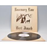 A vinyl long play LP record album by Bert Jansch – Rosemary Lane – Original Transatlantic Records