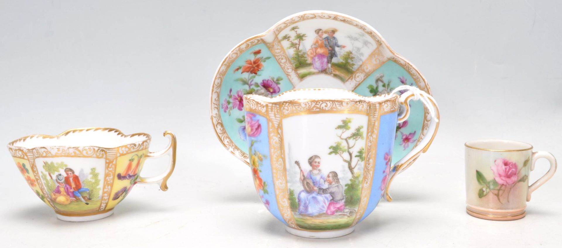 An group of antique 19th Century porcelain to incl - Bild 3 aus 18