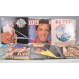 A group of vinyl long play LP record albums by Elvis Presley to include Separate Ways, The