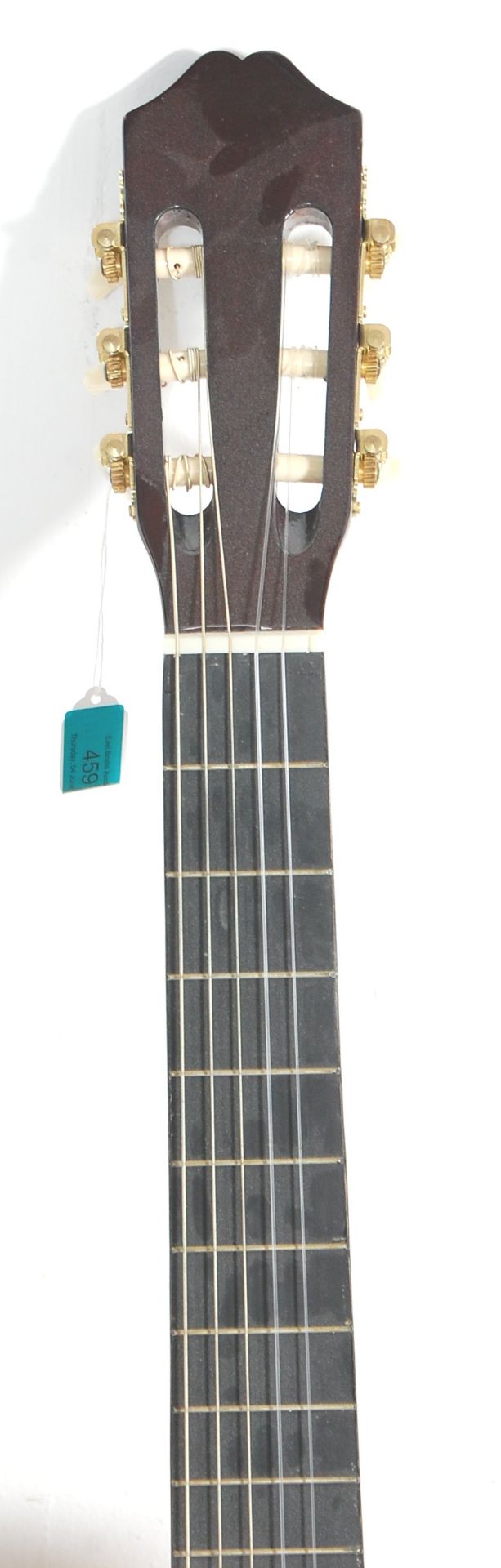 A Burswood made six string acoustic guitar having - Bild 5 aus 5