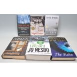 A group of six signed hardback books (one paperback) to include 'The Leopard' by Jo Nesbo 1st UK