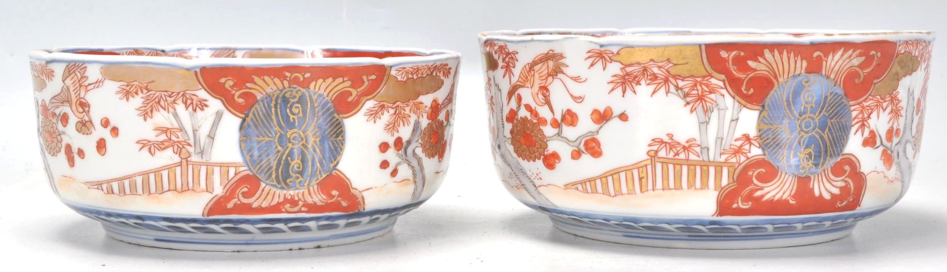 A pair of early 20th Century Chinese ceramic Imari - Bild 2 aus 7