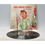 A vinyl long play LP record album by Gene Vincent – Gene Vincent Rocks! And The Blue Caps Roll –