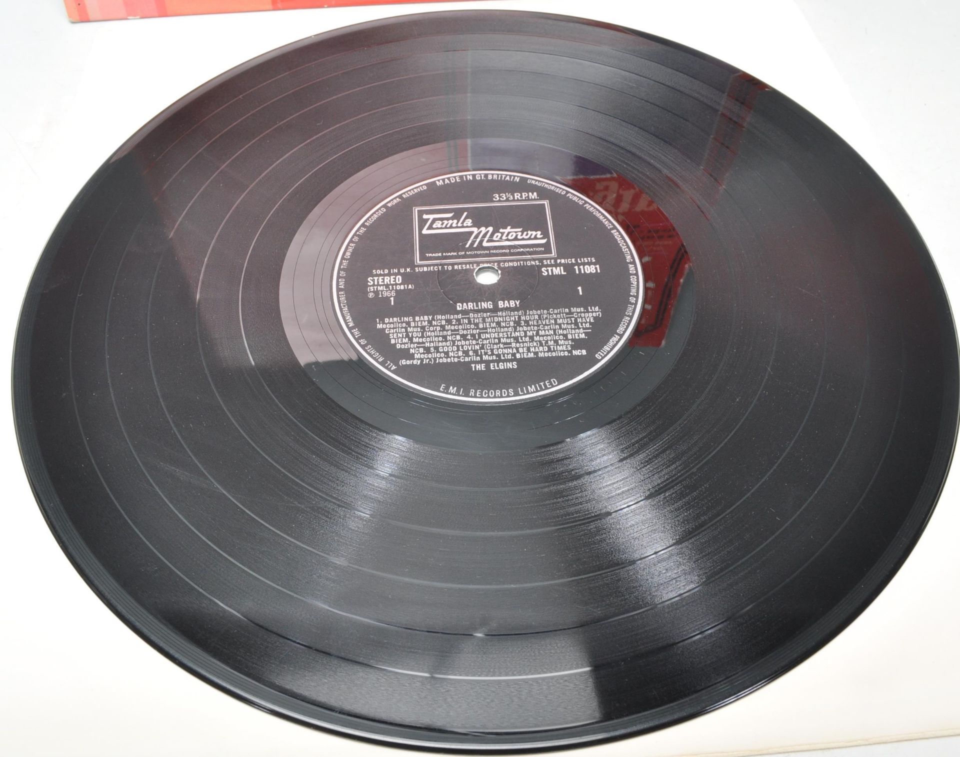 A vinyl long play LP record album by The Elgins – Darling Baby – Original Tamla Motown 1st U.K. - Bild 2 aus 4