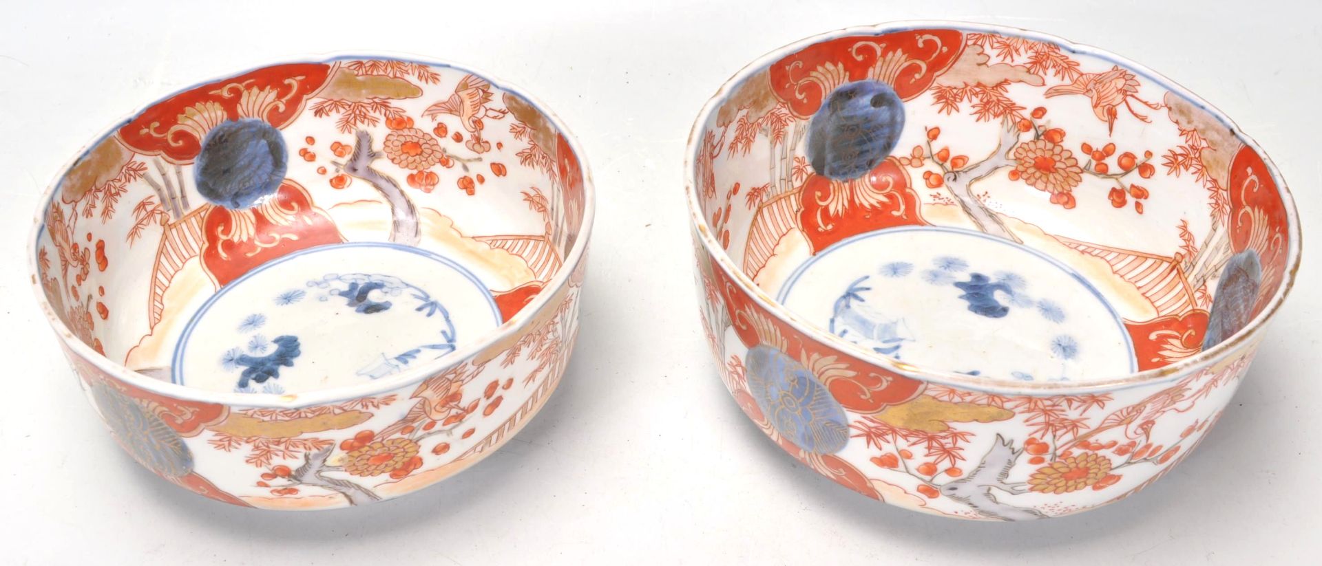 A pair of early 20th Century Chinese ceramic Imari - Bild 5 aus 7