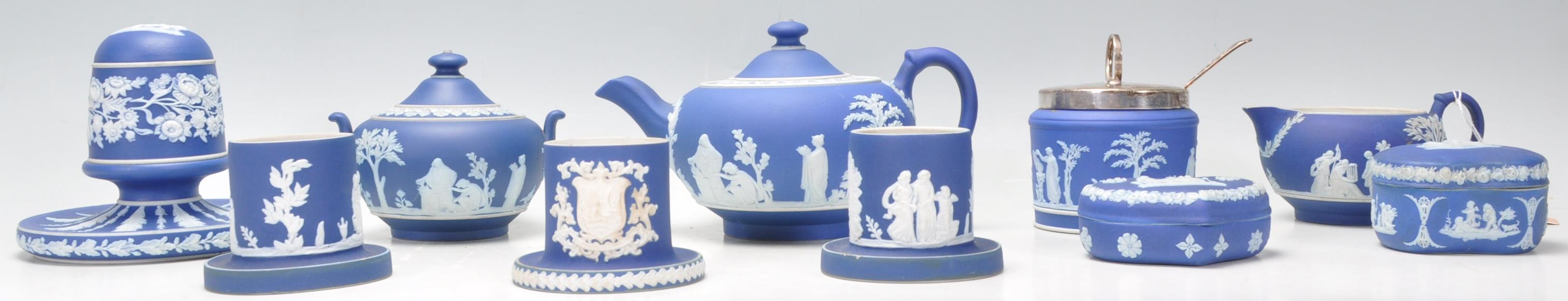 Wedgwood Jasperware - A good mixed group of Wedgew