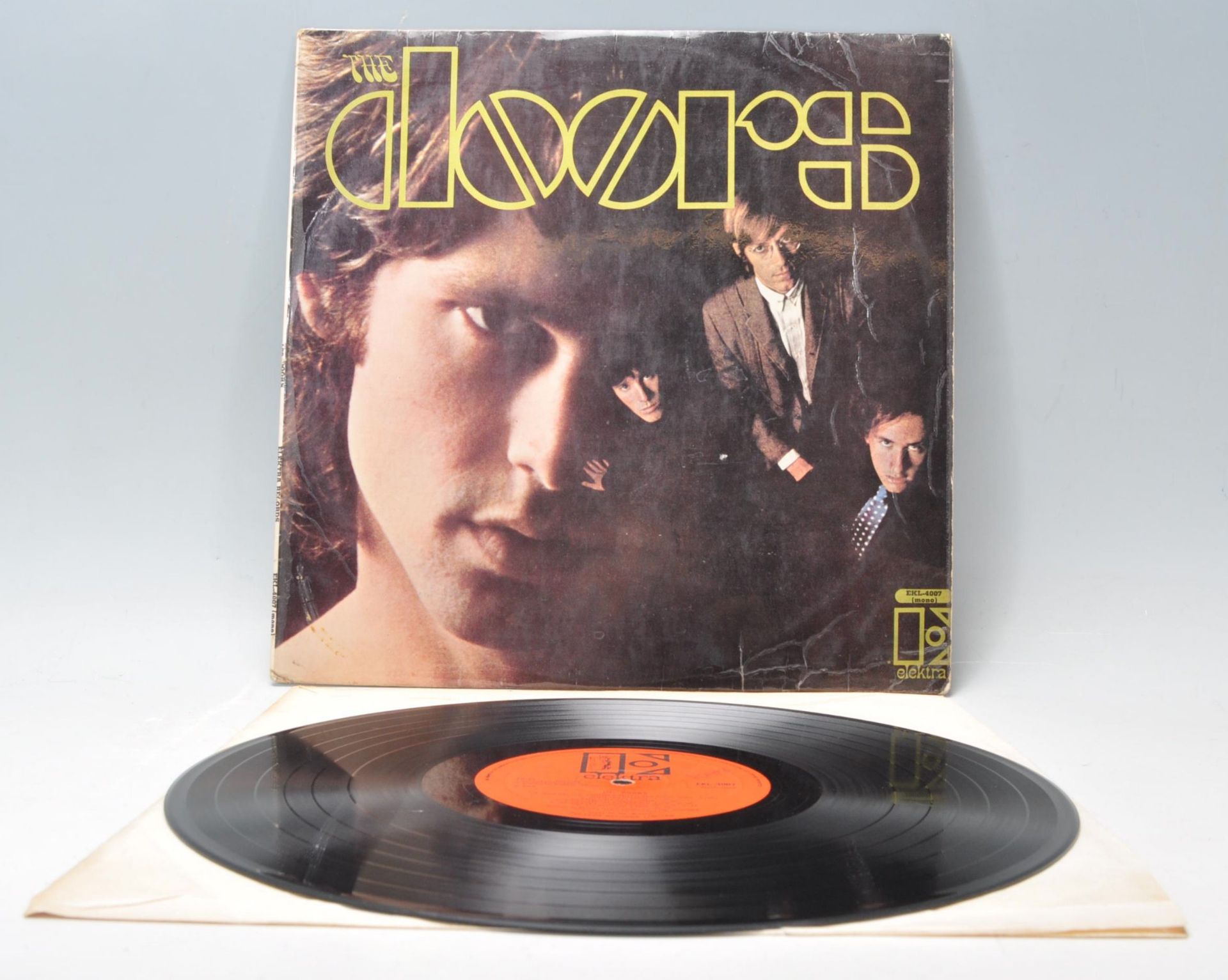 A vinyl long play LP record album by The Doors – 1st Album  – Original Elektra 1st U.K. Press –
