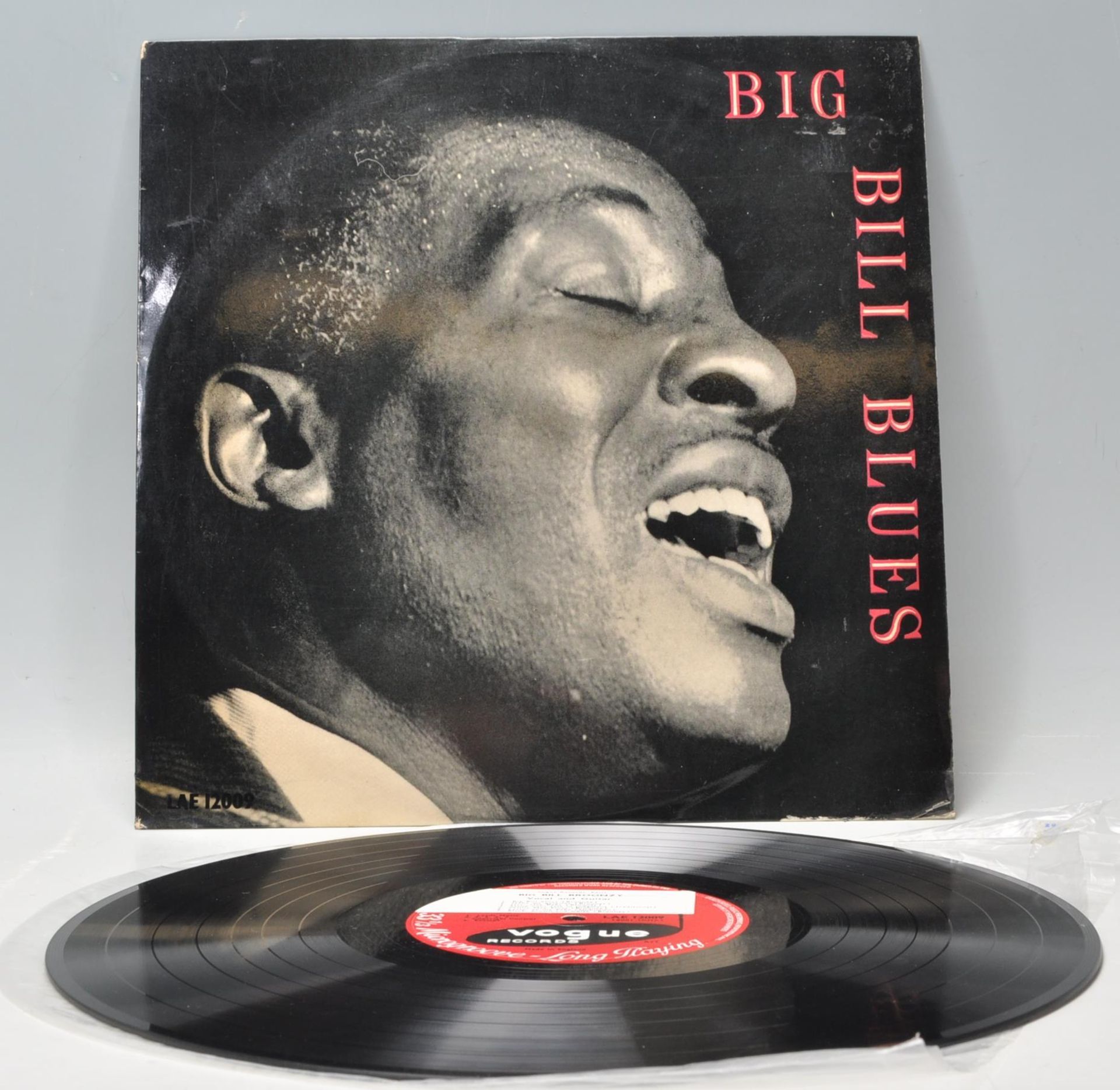 A vinyl long play LP record album by Big Bill Broonzy – Big Bill Blues – Original Vogue Records