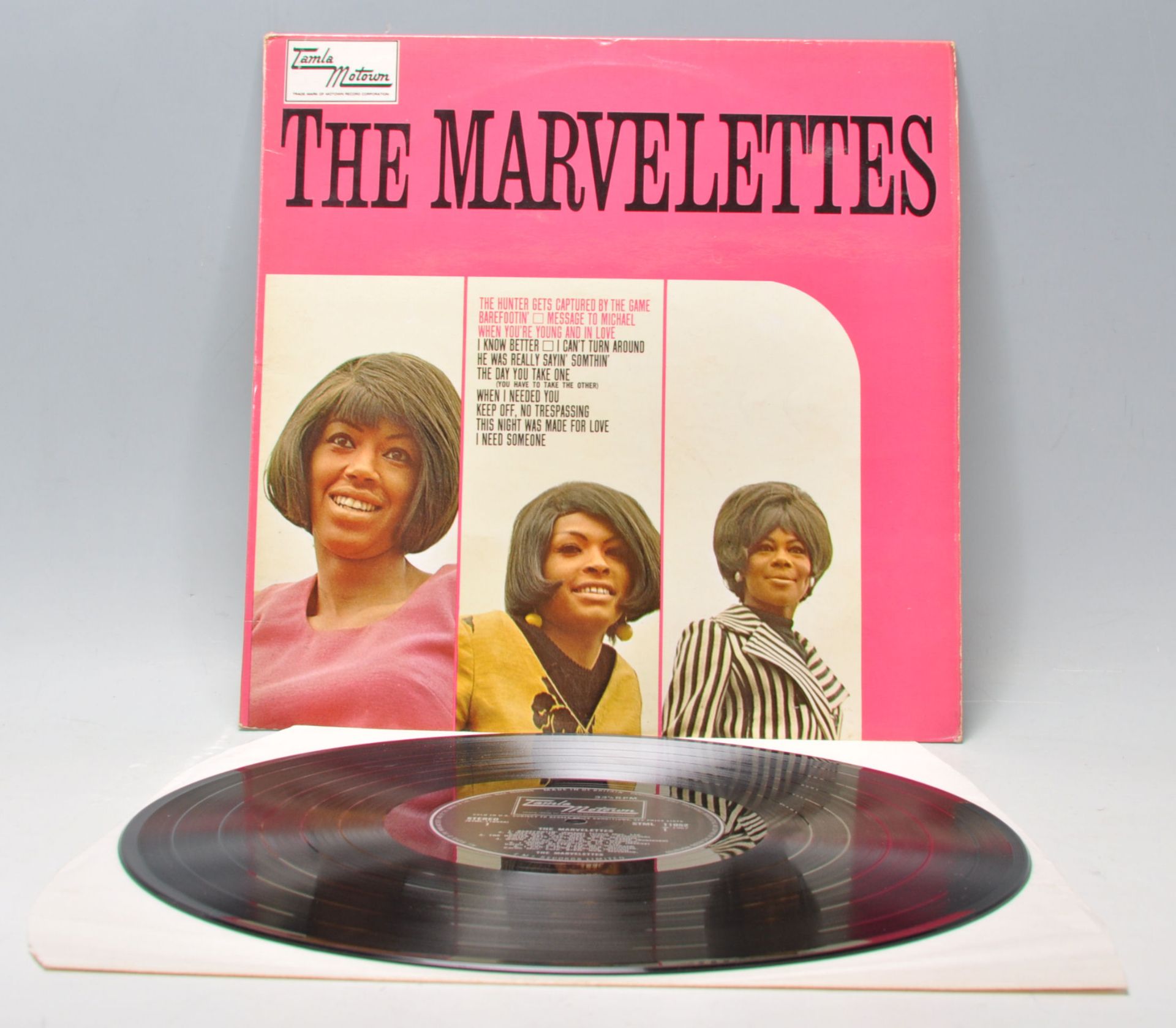 A vinyl long play LP record album by The Marvelettes – The Marvelettes – Original Tamla Motown 1st