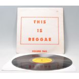 A vinyl long play LP record album by This Is Reggae – Volume Two  – Original Pama 1st U.K. Press –