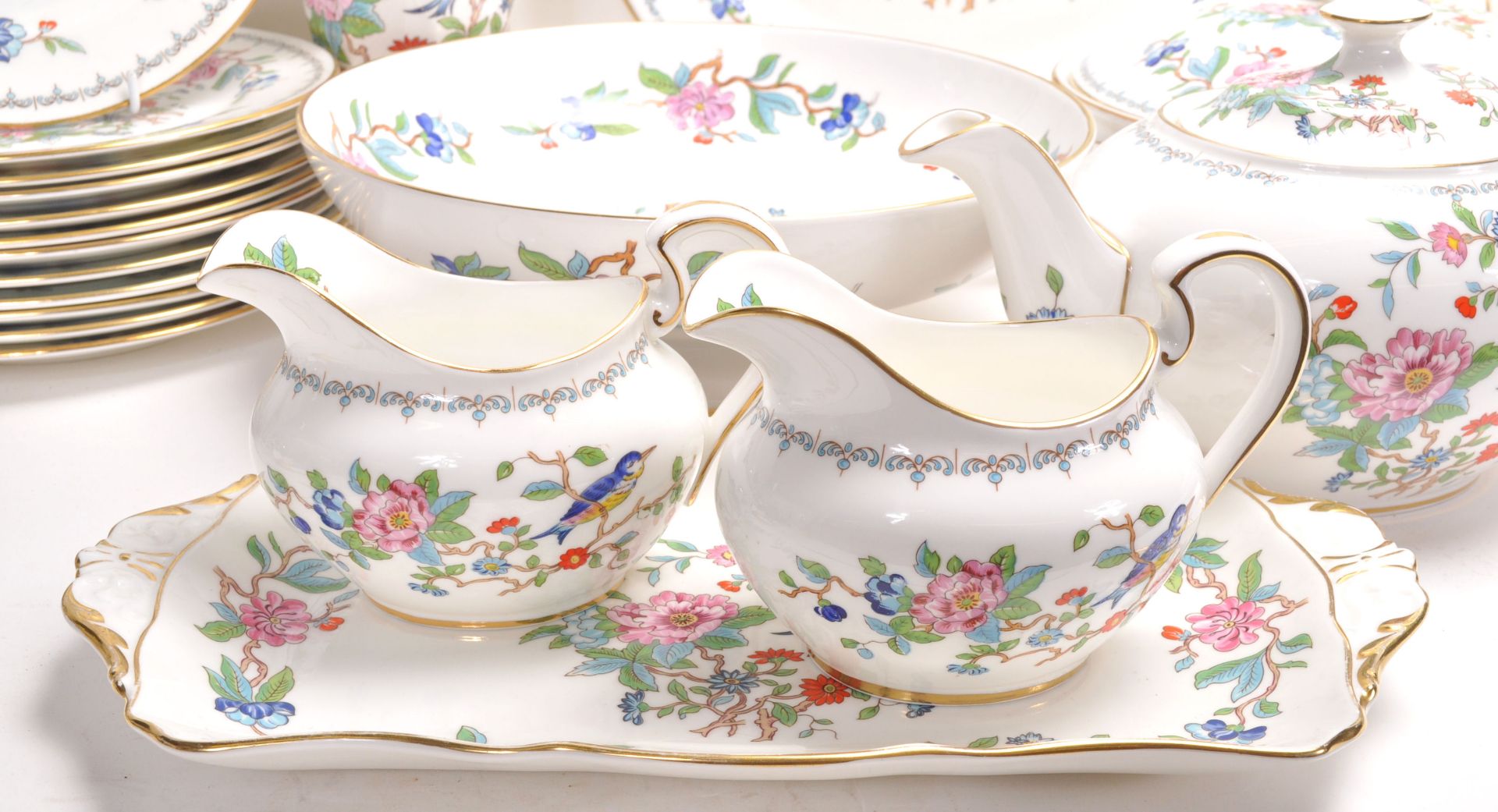 Aynsley Pembroke - A Bone China English part dinner / tea and coffee service by Aynsley hand painted - Bild 13 aus 29