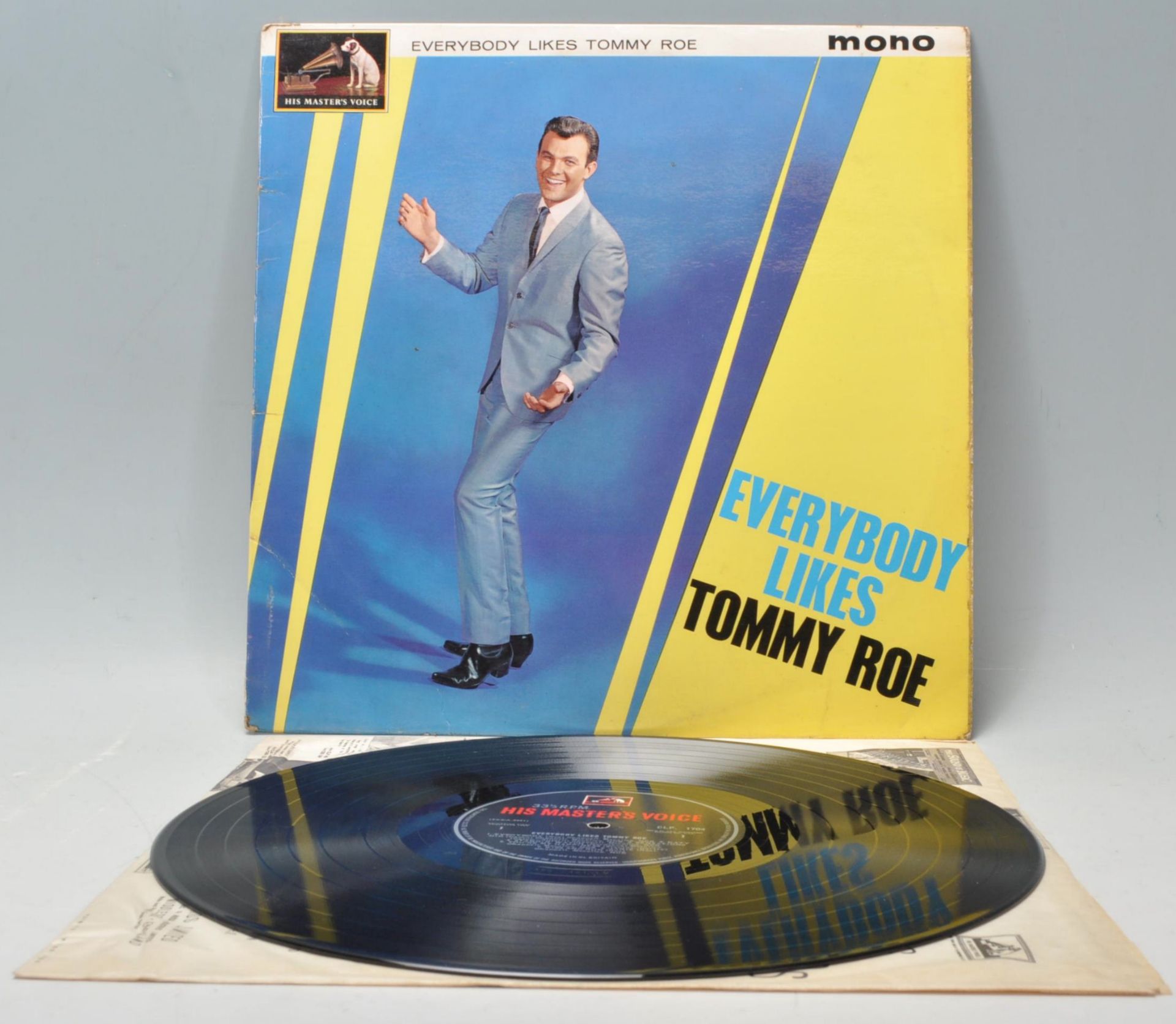 A vinyl long play LP record album by Tommy Roe – Everybody Likes – Original His Master's Voice 1st