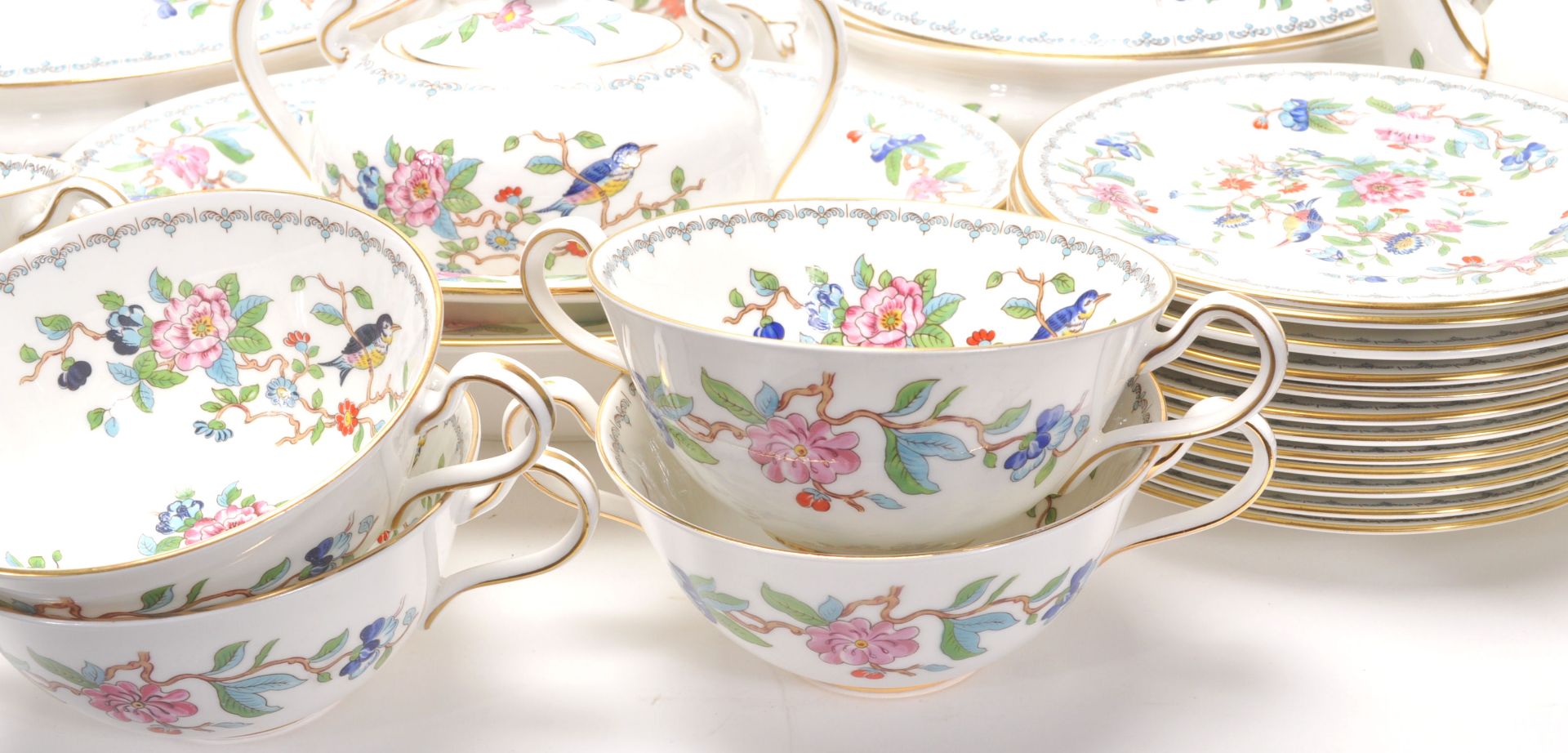 Aynsley Pembroke - A Bone China English part dinner / tea and coffee service by Aynsley hand painted - Bild 6 aus 29