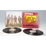 Two vinyl long play LP record albums by The Doors to include – L.A. Woman – Original Elektra 1st U.