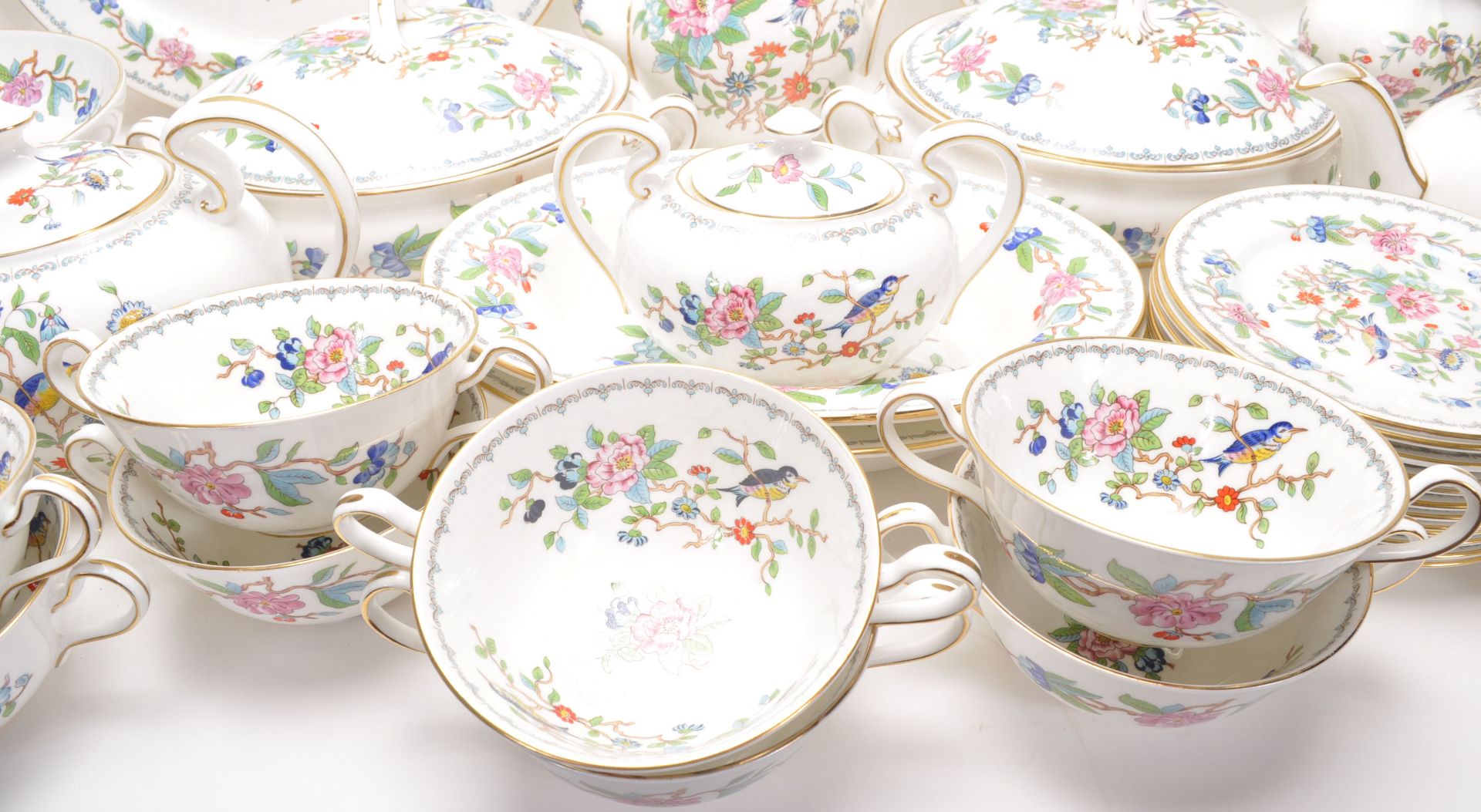 Aynsley Pembroke - A Bone China English part dinner / tea and coffee service by Aynsley hand painted - Bild 7 aus 29