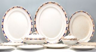 Bristol Pountney Cromer - A 19th Century dinner service by Pountney and Co Ltd Bristol 1750 in the