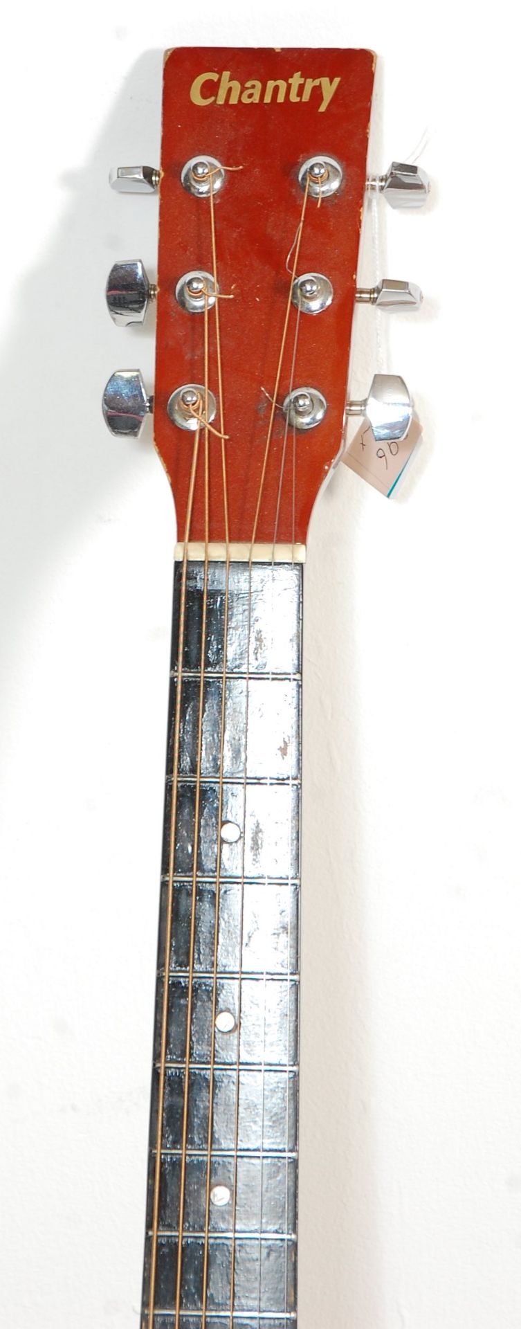 A good Chantry made acoustic guitar having a black - Bild 2 aus 7