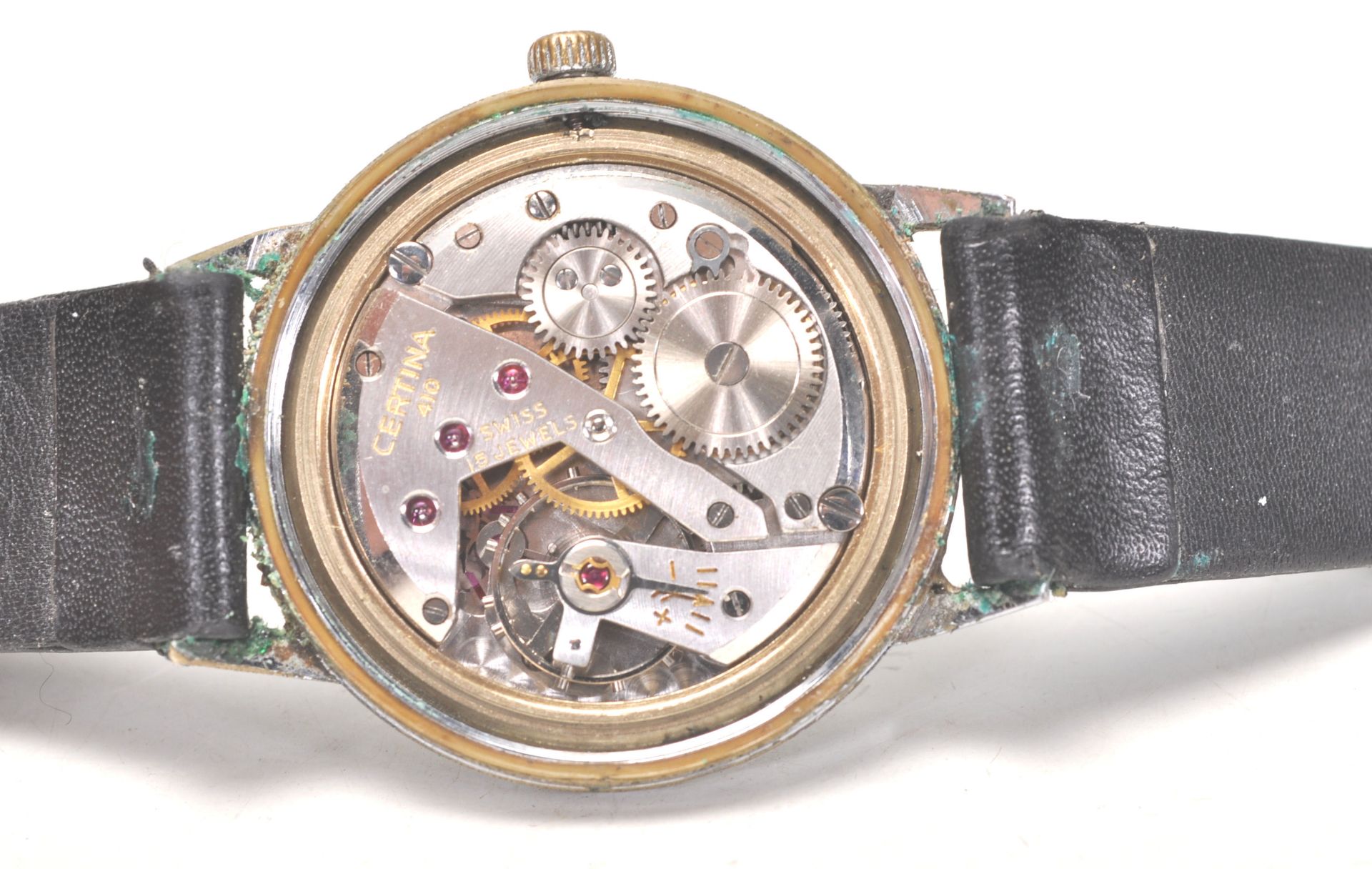 Certina - A vintage gentleman's stainless steel wrist watch having silvered Arabic numeral and baton - Bild 6 aus 8