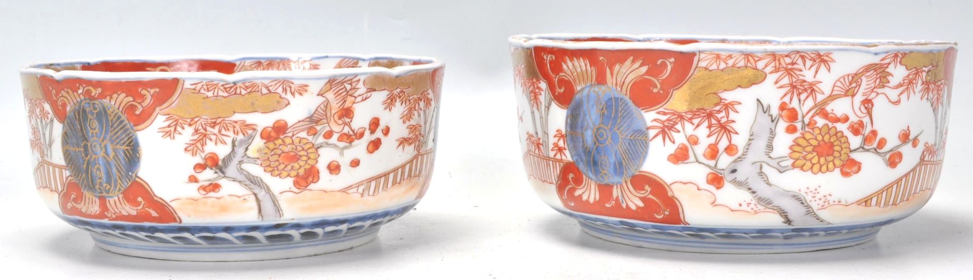 A pair of early 20th Century Chinese ceramic Imari - Bild 4 aus 7