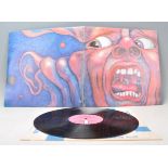A vinyl long play LP record album by King Crimson – In The Court Of The Crimson King – Original