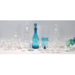 A collection of vintage and antique glassware to include 19th Century and Victorian glasses, two cut