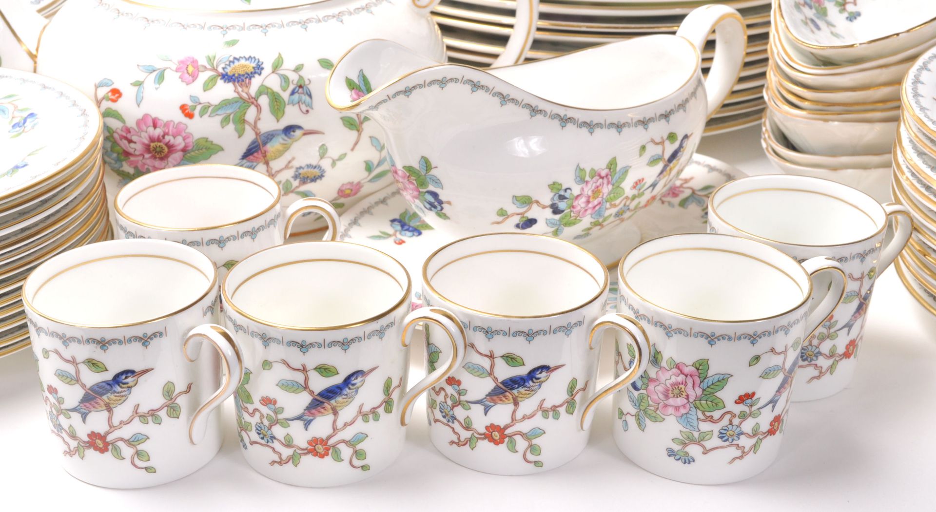 Aynsley Pembroke - A Bone China English part dinner / tea and coffee service by Aynsley hand painted - Bild 8 aus 29