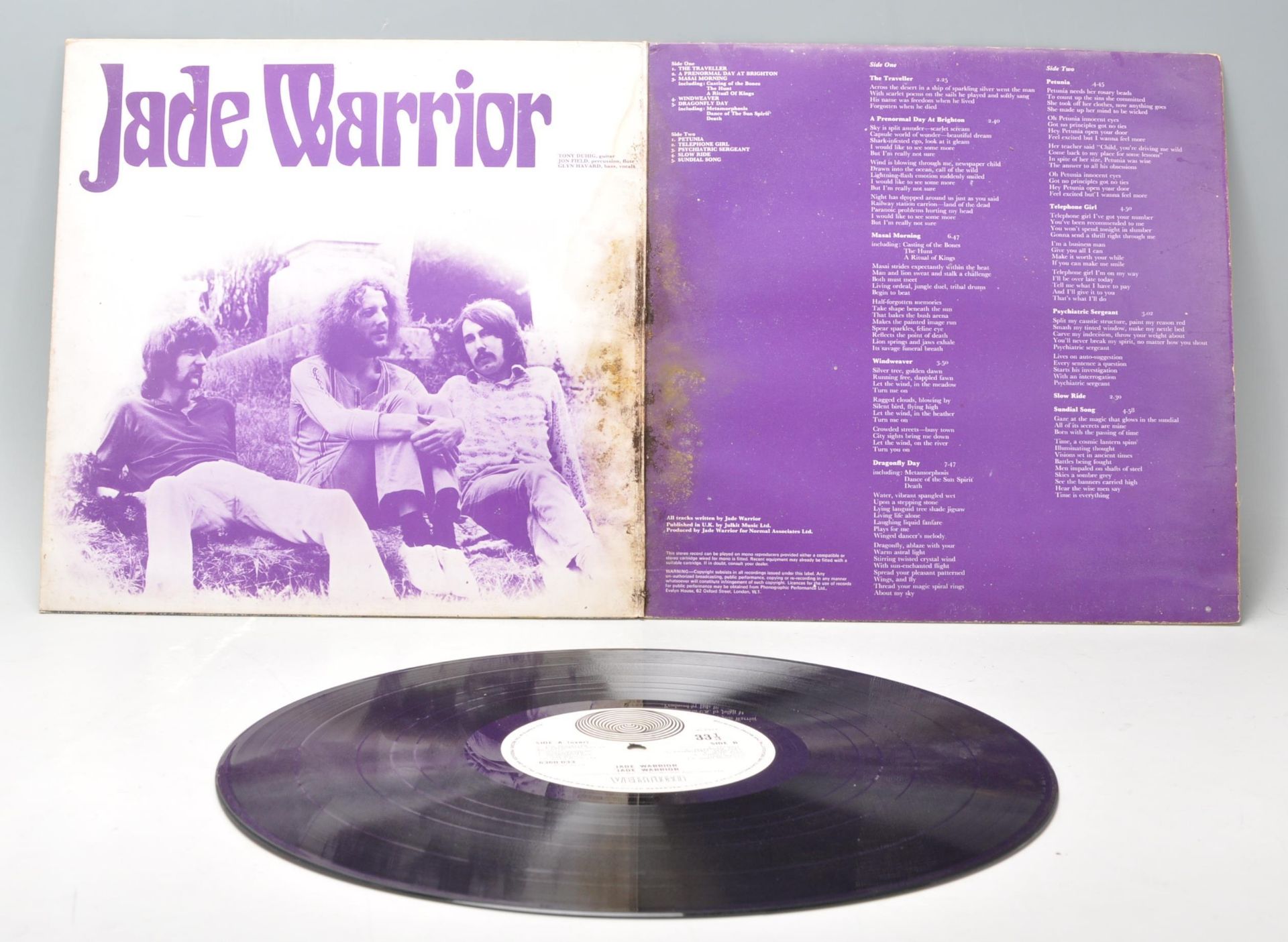 A vinyl long play LP record album by Jade Warrior – Jade Warrior – Original Vertigo 1st U.K. Press – - Bild 3 aus 4
