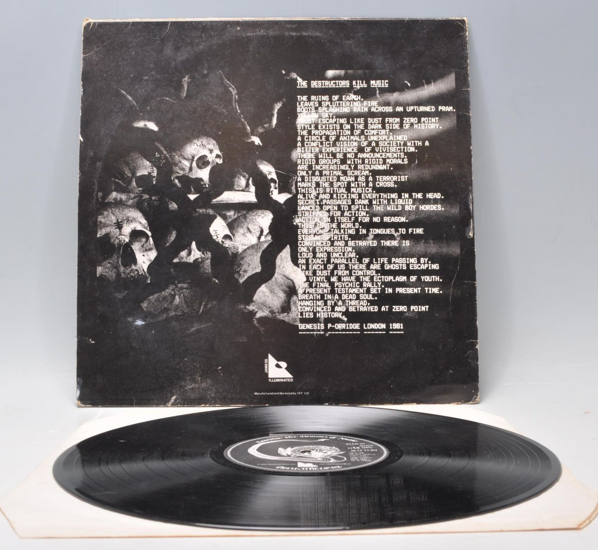 A vinyl long play LP record album by Destructors – Exercise The Demons Of Youth – Original - Bild 3 aus 4