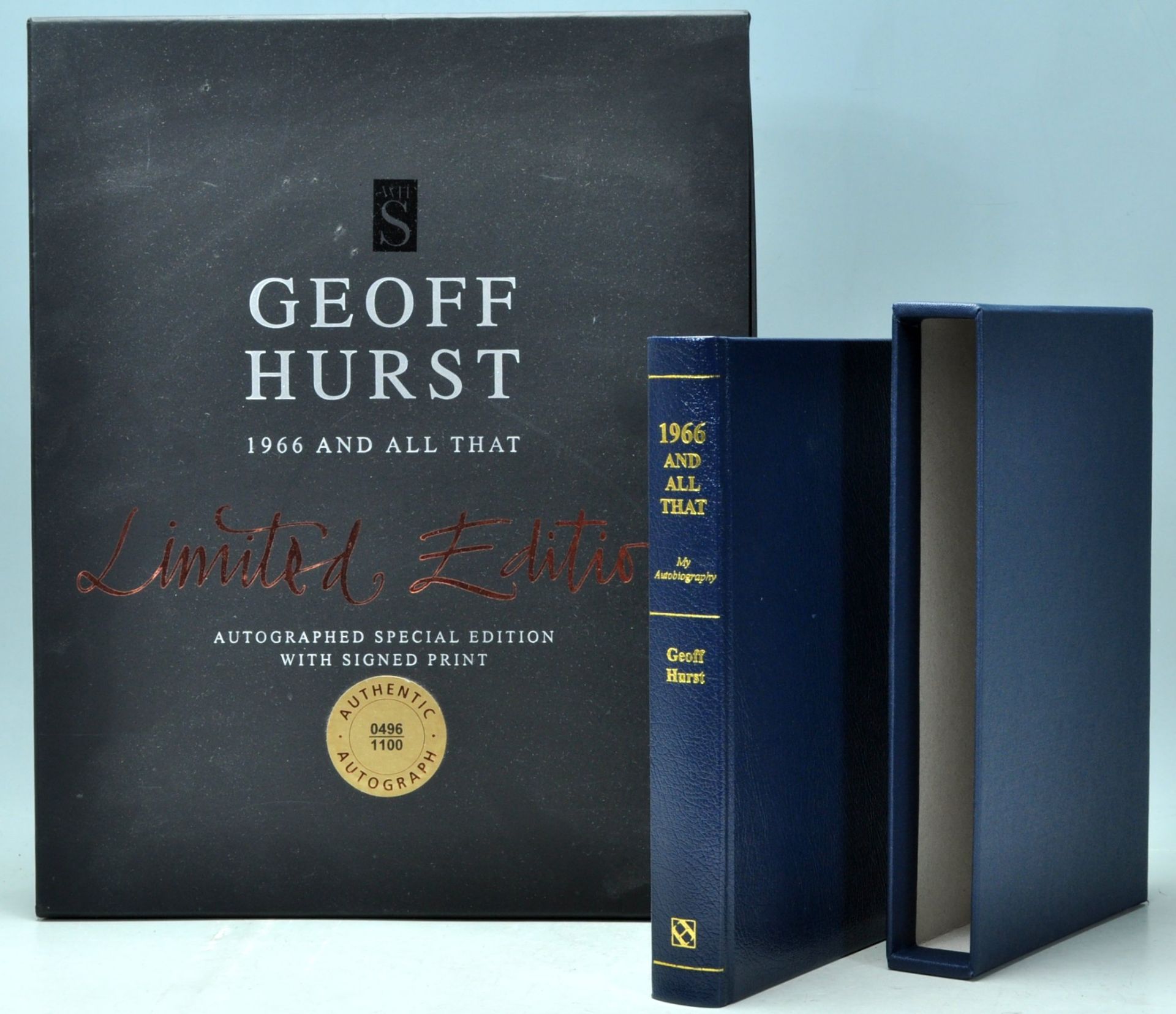 Geoff Hurst Autobiography- 1966 And All That Limited Edition signed book within original outer