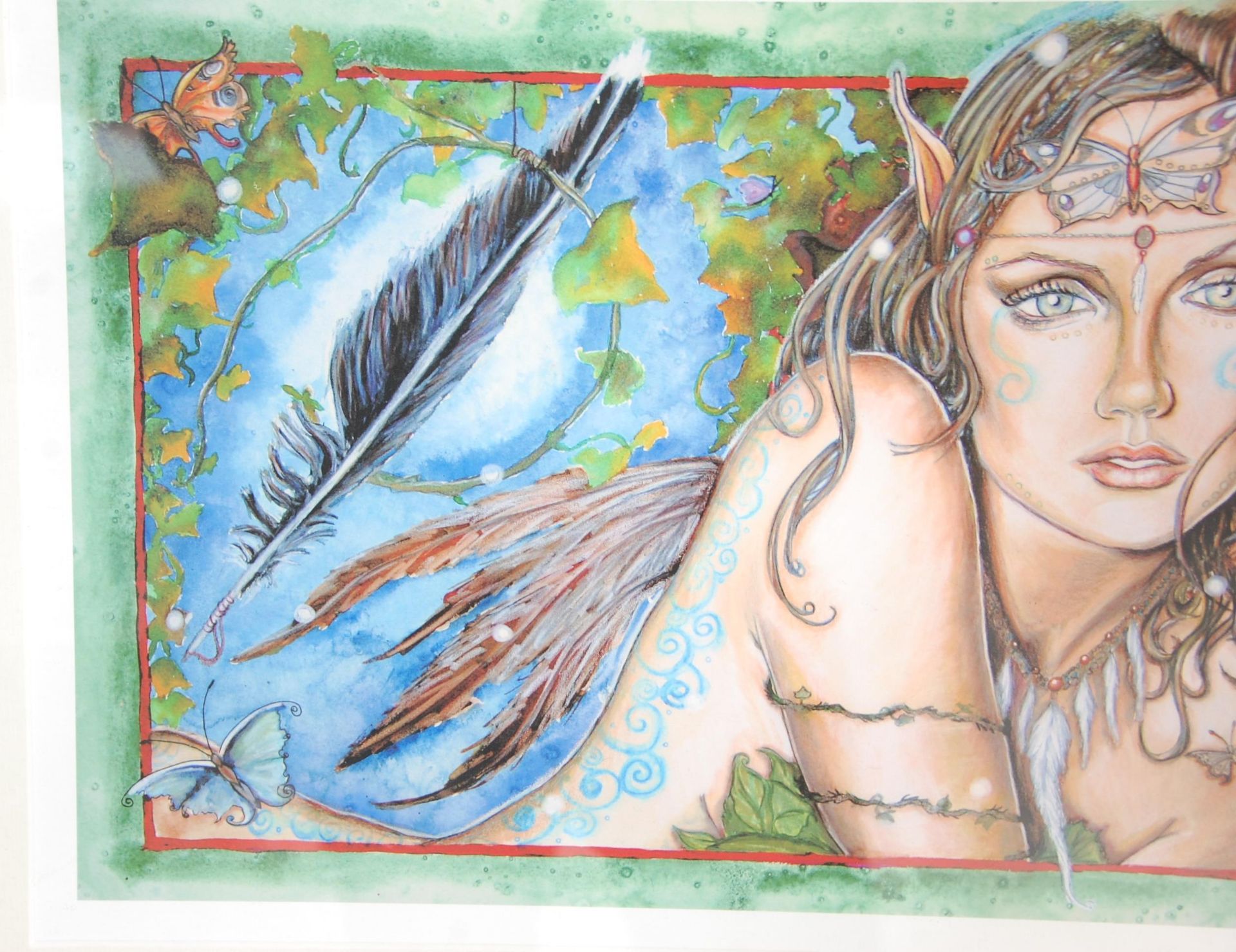 A group of three framed and glazed fairy prints by Antonie to include 'Water Dreaming' signed in - Bild 6 aus 25