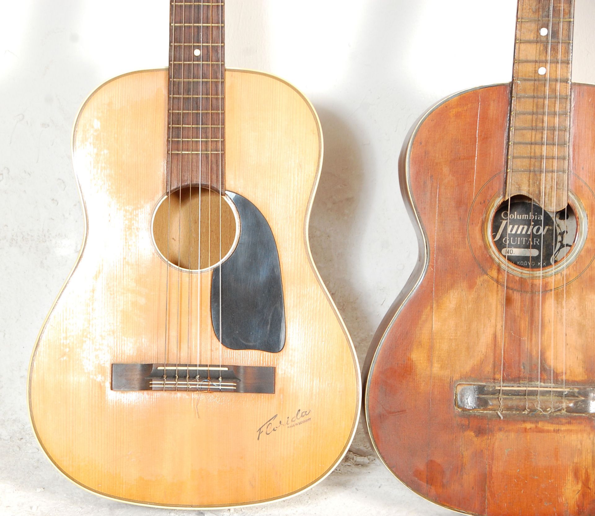 A vintage six string German made 'Florida' half si - Bild 3 aus 7