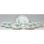 An vintage 20th Century Royal Albert fine bone china tea service all decorated in floral sprays