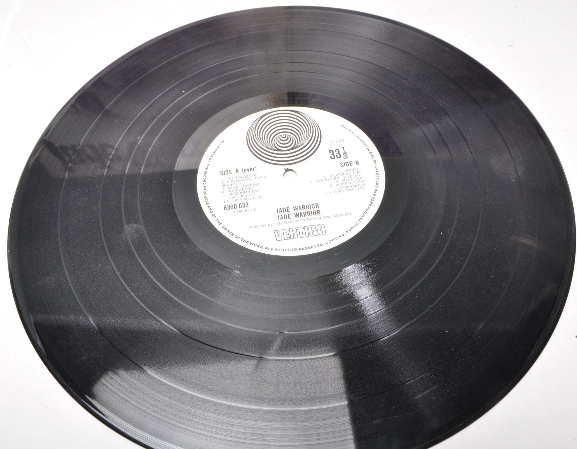 A vinyl long play LP record album by Jade Warrior – Jade Warrior – Original Vertigo 1st U.K. Press – - Bild 4 aus 4