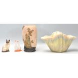 A mixed group of ceramics dating from the early half of the 20th century to include a pair of
