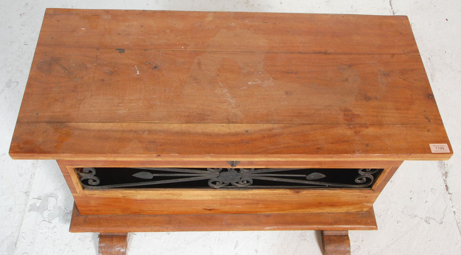 An unusual 20th century decorative hardwood Spanish Armada inspired casssone coffee table / - Image 3 of 7