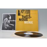 A vinyl long play LP record album by Thelonious Monk – Genius Of Modern Music – Original Blue Note