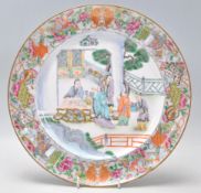 An 18th Century Chinese antique porcelain plate