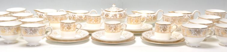 Wedgwood Gold Damask - A Fine Bone China English part tea service by Wedgwood in the Gold Damask