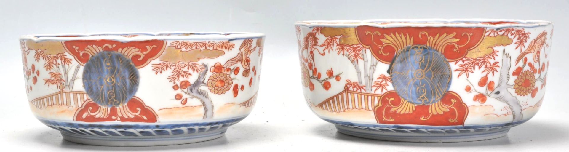 A pair of early 20th Century Chinese ceramic Imari - Bild 3 aus 7