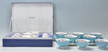 Aynsley Pembroke - A Boxed Fine Bone China English coffee service by Aynsley in the Pembroke pattern