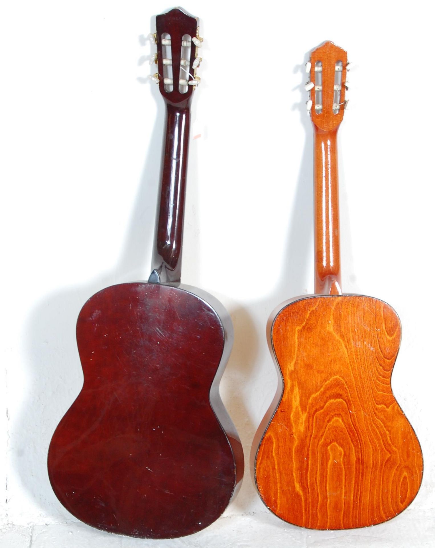 Two vintage six string acoustic guitars. One being a Hispot model 9625 NA and the other a - Bild 8 aus 8