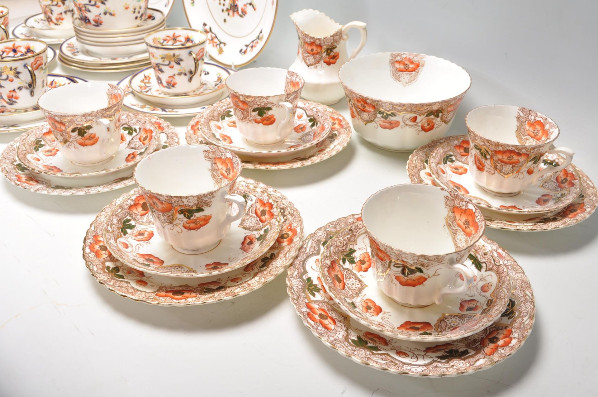 Two late 19th / early 20th Century Victorian tea services to include a Royal Albert transfer printed - Bild 12 aus 14