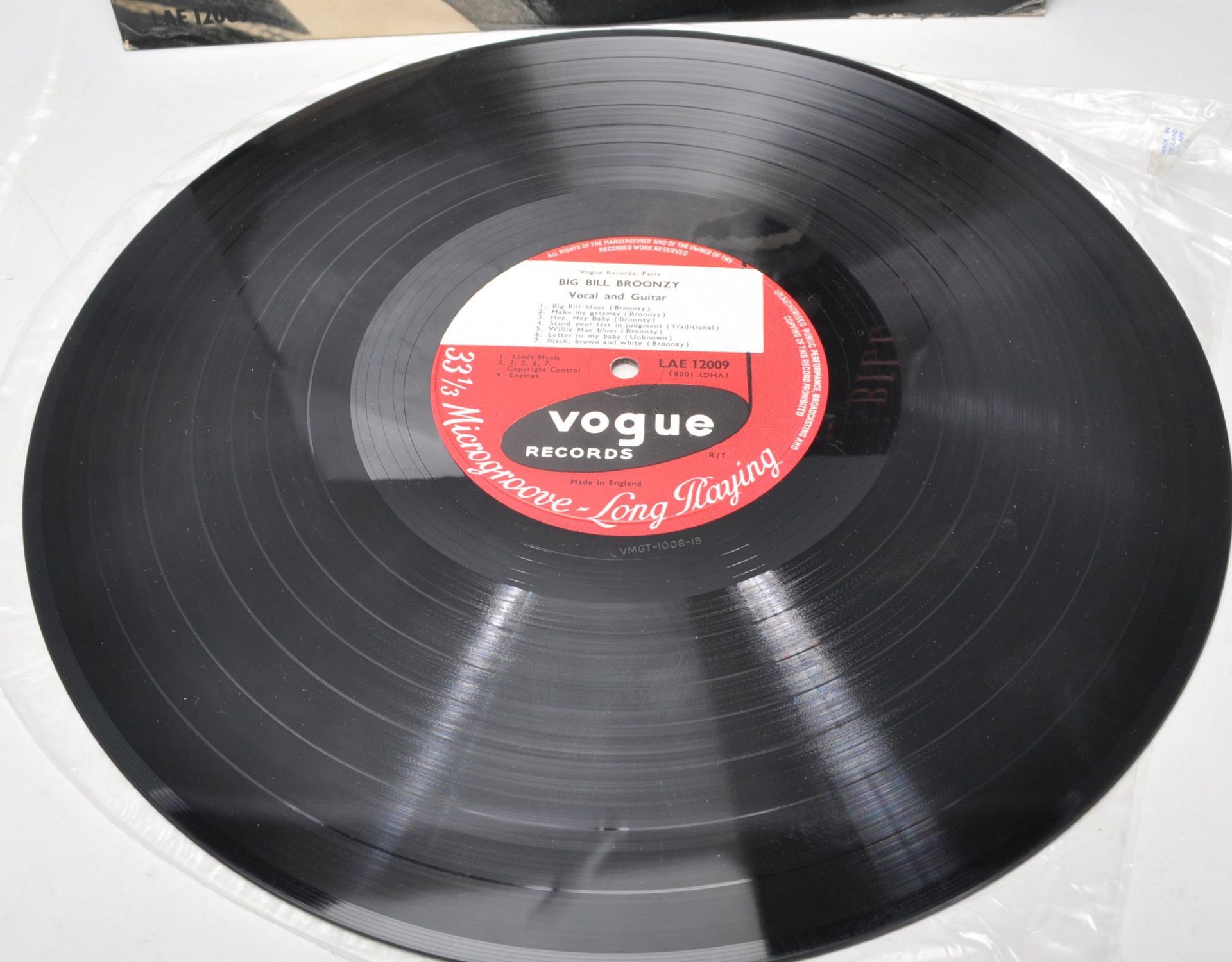 A vinyl long play LP record album by Big Bill Broonzy – Big Bill Blues – Original Vogue Records - Bild 2 aus 4