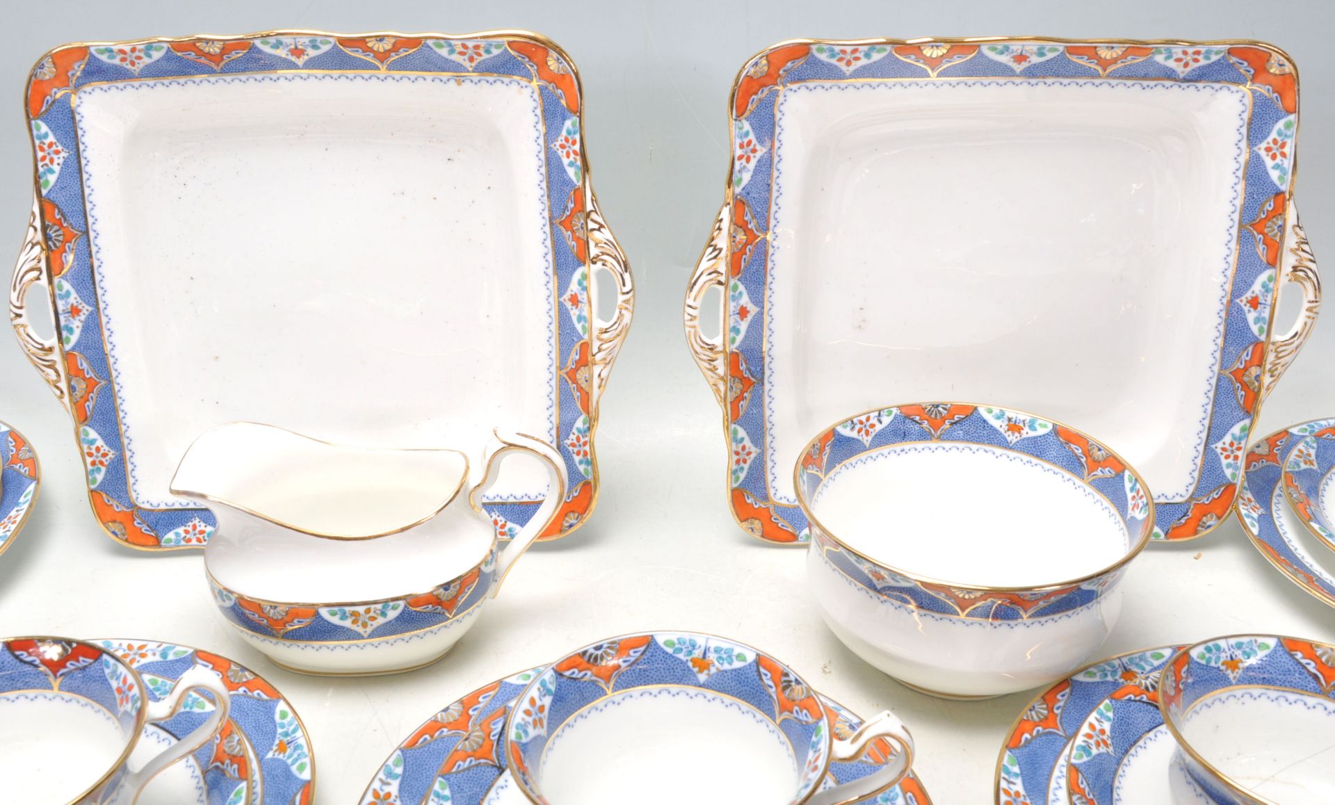 A Fine Bone China English tea service by Kildare F - Bild 5 aus 10