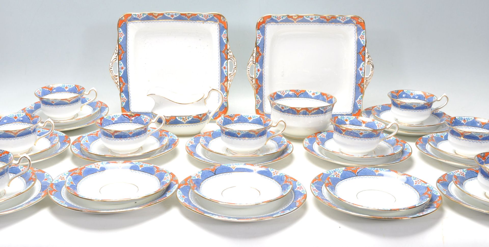 A Fine Bone China English tea service by Kildare F - Bild 2 aus 10