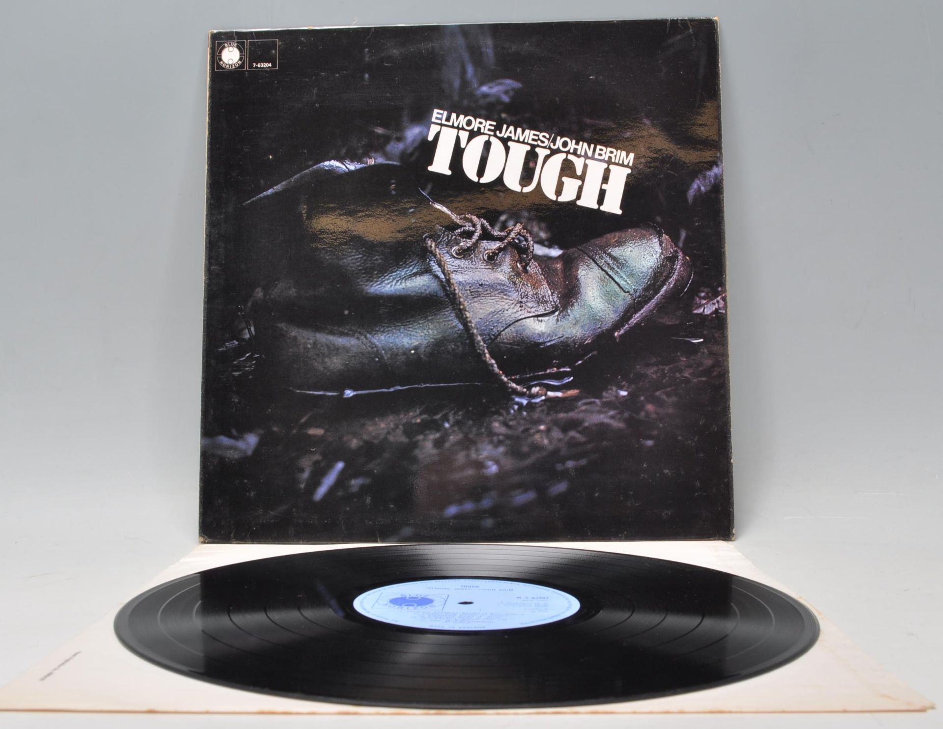 A vinyl long play LP record album by Elmore James / John Brim – Tough – Original Blue Horizon 1st