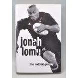 Jonah Lomu - A signed 1st edition hardback Autobiography book by Jonah Lomu 'The Autobiography'.