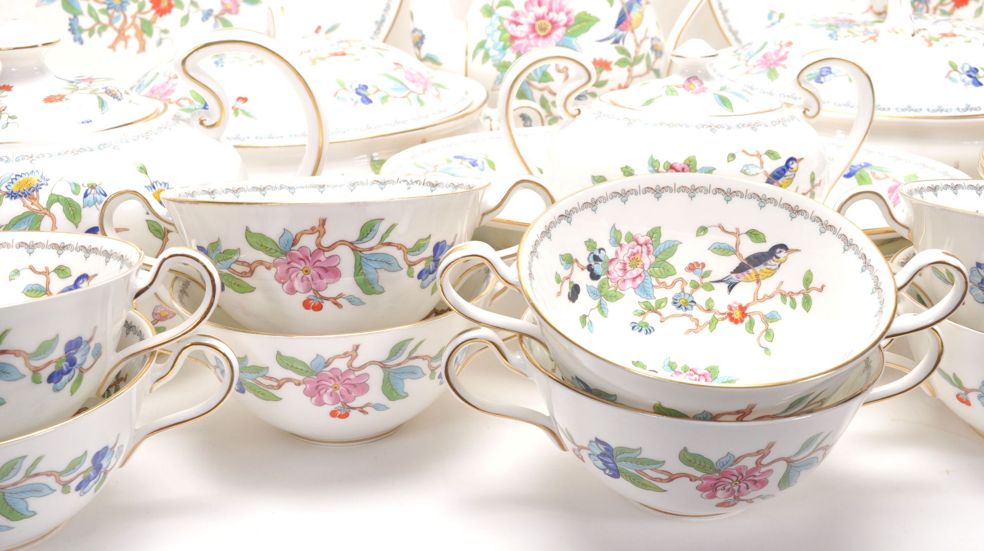 Aynsley Pembroke - A Bone China English part dinner / tea and coffee service by Aynsley hand painted - Bild 5 aus 29